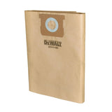 DEWALT vacuum filter bags 3-pack, imported from the UK