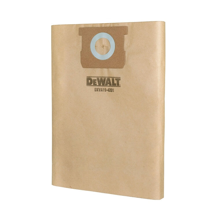 DEWALT vacuum filter bags 3-pack, imported from the UK