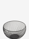 Black wire fruit bowl - British product