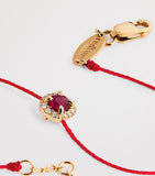 Redline Diva bracelet ruby diamond yellow gold, imported from the UK