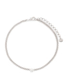 SHAY white gold diamond baby link choker necklace - British product