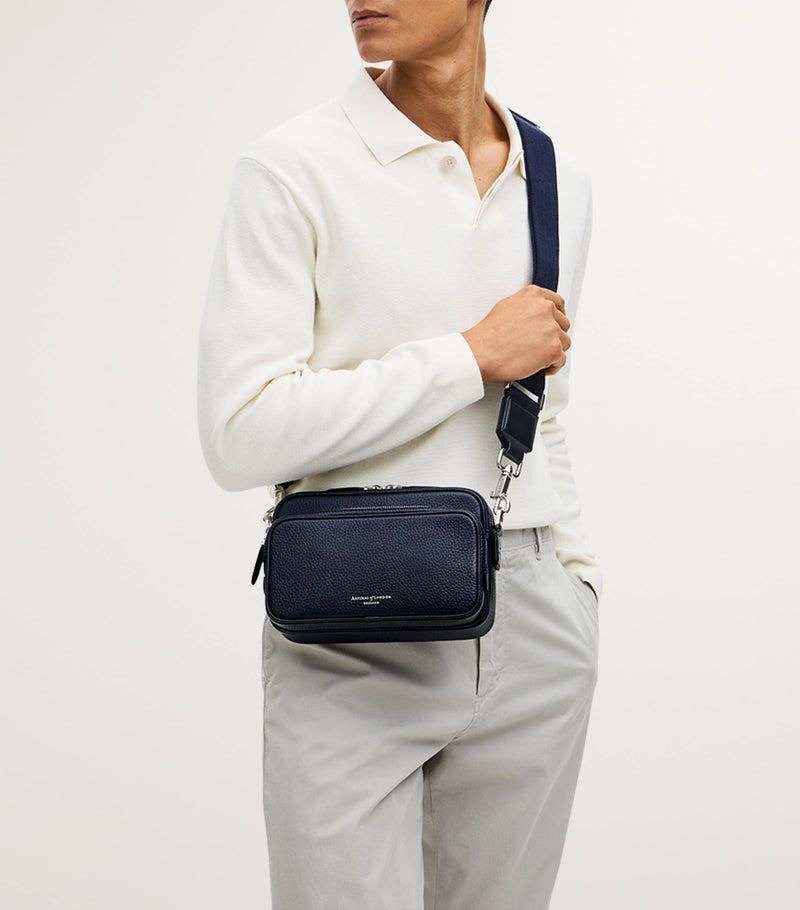 Aspinal of London Reporter East West messenger bag UK version