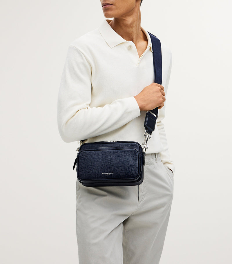 Aspinal of London Reporter East West messenger bag UK version