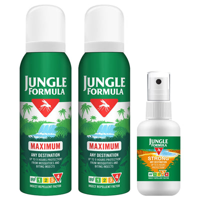 Costco UK Jungle Formula Insect Repellent Pack 2 x 125ml and 1 x 60ml- Buy online at McGrocer