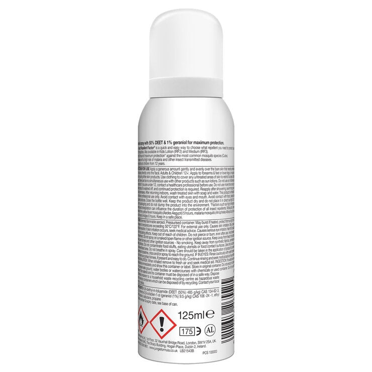 Jungle Formula insect repellent 2x125ml and 1x60ml, UK version