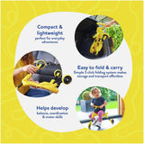 Scuttlebug Bumble ride-on yellow and black - British product