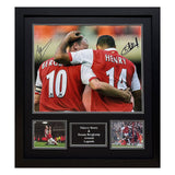 Allstarsignings signed Henry Bergkamp framed photograph 64.5x69.5cm - British product