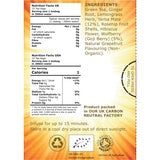 Beau-T-Full Tea Organic Wide Awake Tea Bags, 6 x 15 Pack