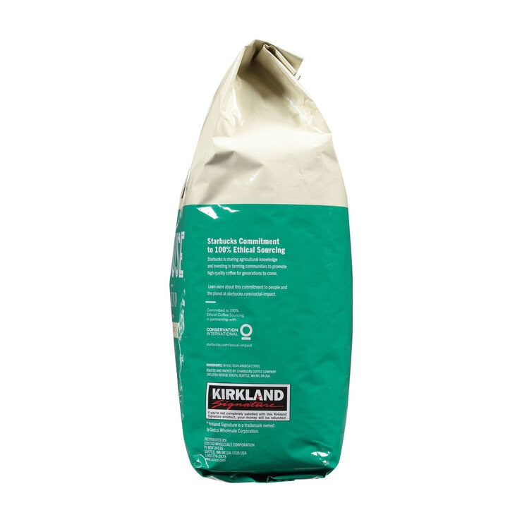Kirkland Signature Starbucks House Blend Fairtrade Whole Bean Coffee 907g, UK version