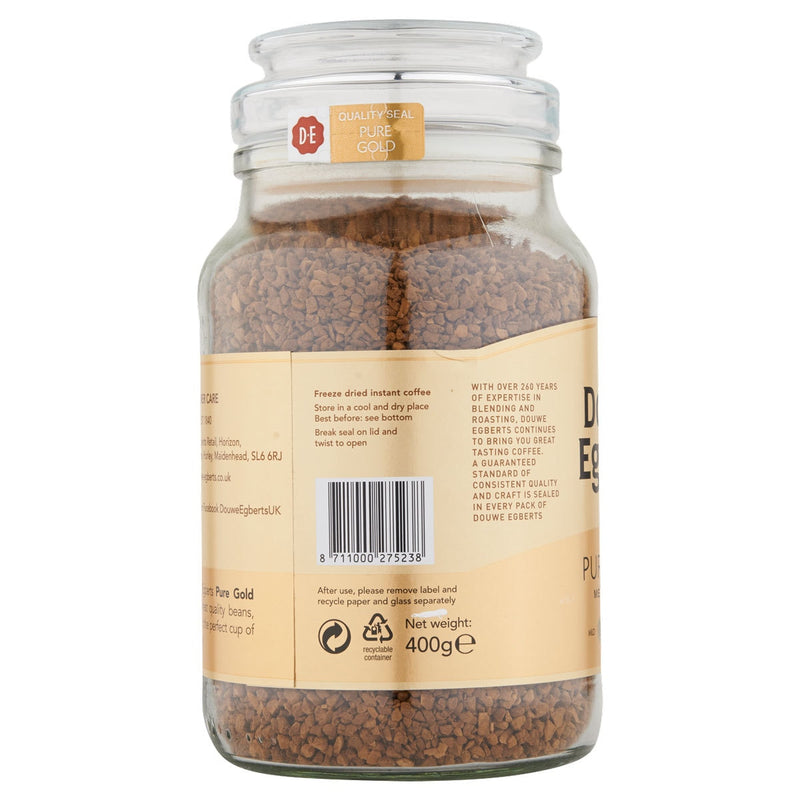 Douwe Egberts medium roast instant coffee granules 400g - British product