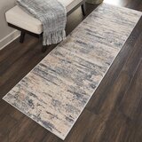 Nourison beige grey runner 66x236cm, imported from the UK