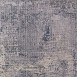 Nourison faded blue runner rug with rustic textures 66x236cm, imported from the UK