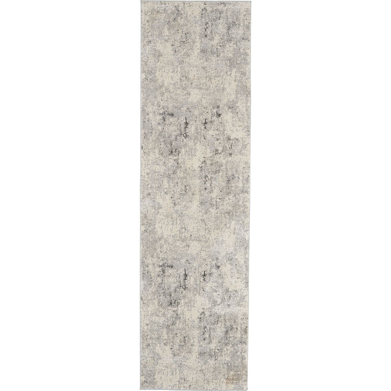 Nourison Mottled Grey Runner rug 66 x 236 cm, imported from the UK