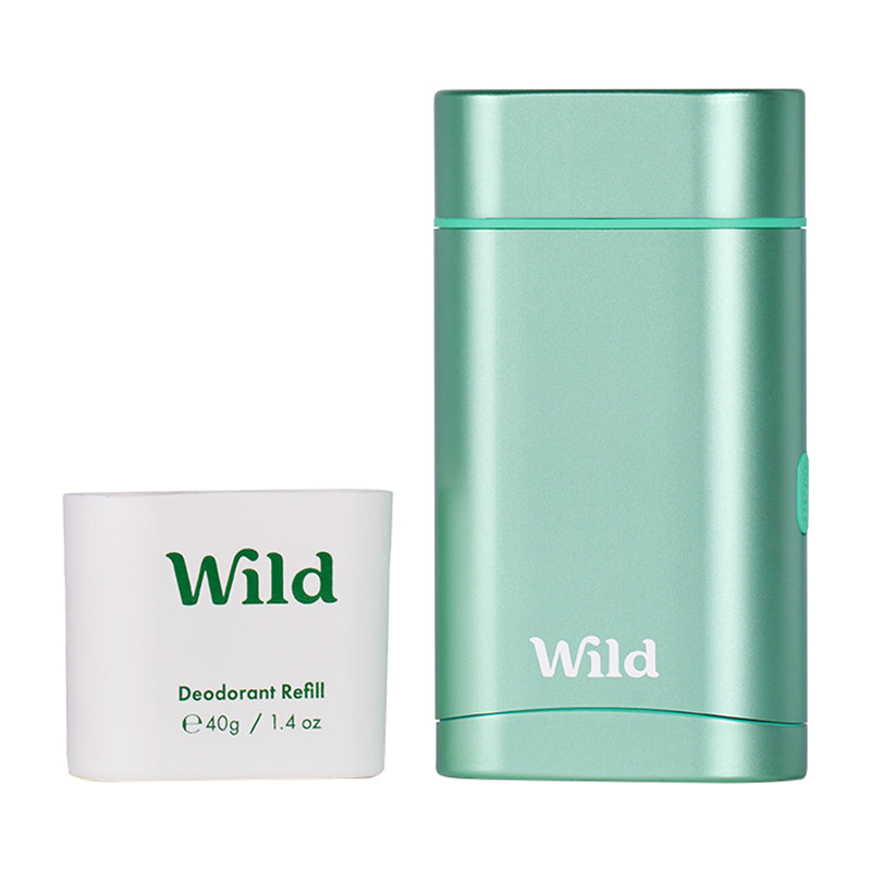 WILD Fresh Cotton & Sea Salt deodorant starter pack - British product