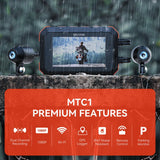 Rexing MTC1 Dual Camera Motorcycle Dash Cam, imported from the UK