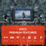 Rexing MTC1 Dual Camera Motorcycle Dash Cam, imported from the UK
