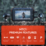 Rexing MTC1 Dual Camera Motorcycle Dash Cam, imported from the UK
