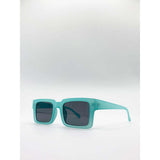SVNX square matte crystal frame sunglasses one size, imported from the UK