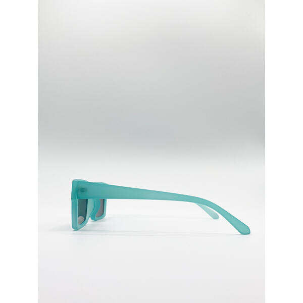 SVNX square matte crystal frame sunglasses one size, imported from the UK