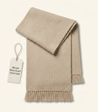 Burberry Wool Thistle Shield Scarf 168cm - British product