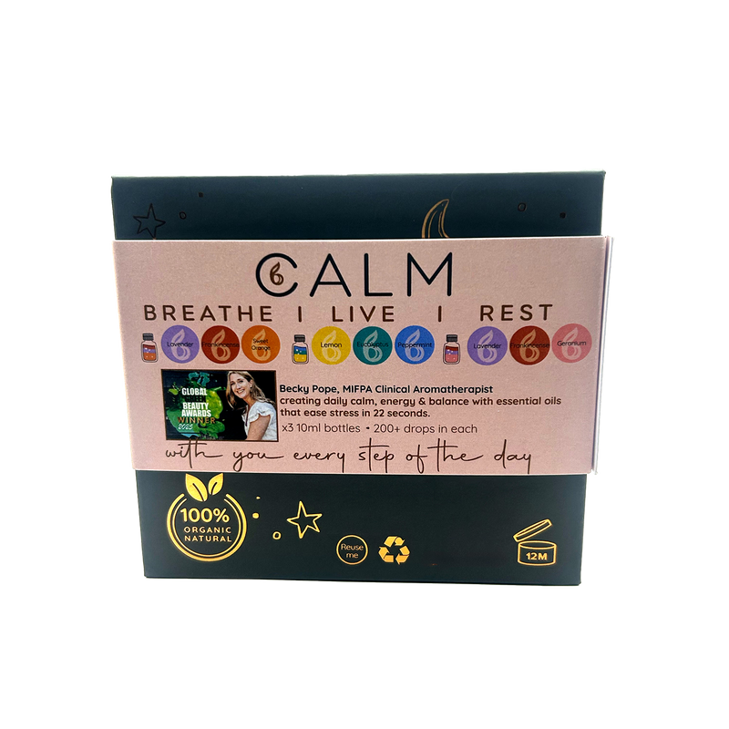 B Calm aromatherapy gift set - Stress, Energy, Sleep 3x10ml, UK version