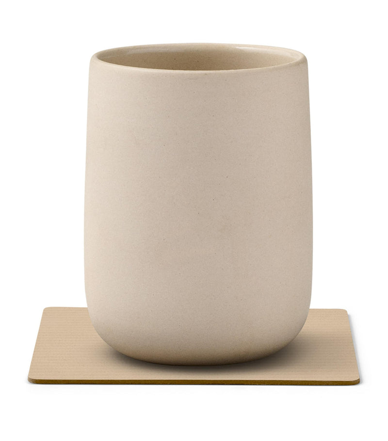 LIND DNA square corduroy coasters set of 4, UK version
