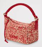 LOEWE x Paula's Ibiza raffia pouch with leather handle, UK version