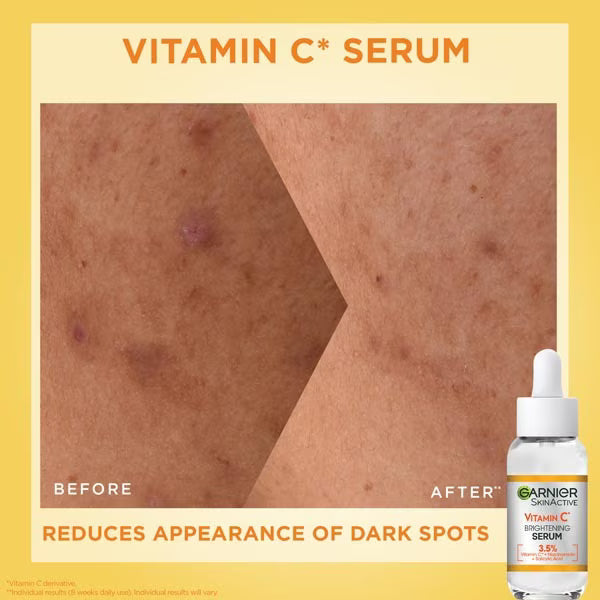 Garnier Vitamin C Duo Brightening Serum SPF 50+, UK version