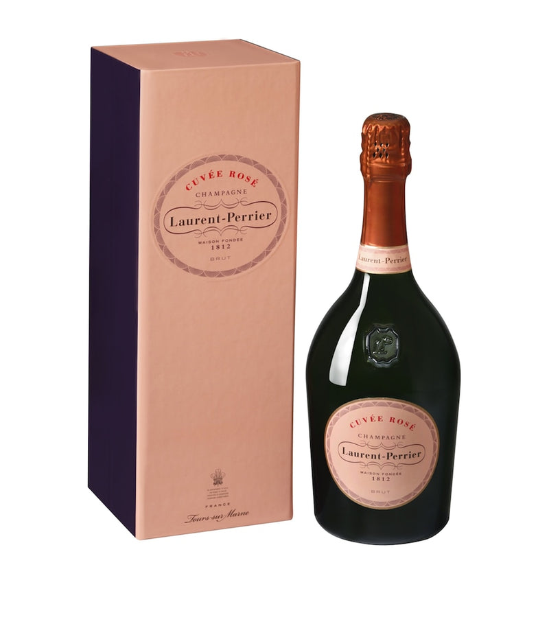 Laurent-Perrier Cuvée Rosé non-vintage Champagne 75cl, imported from the UK