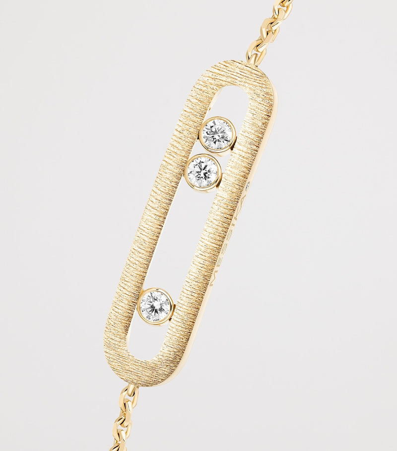 Messika Move Classique diamond bracelet 18kt yellow gold (British brand)