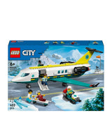 Harrods Emergency Air Ambulance Airplane Building Toy Set with 403 Pieces and 4 Minifigures- Buy online at McGrocer