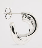 LIÉ STUDIO Diana hoop earrings 1.5cm, imported from the UK