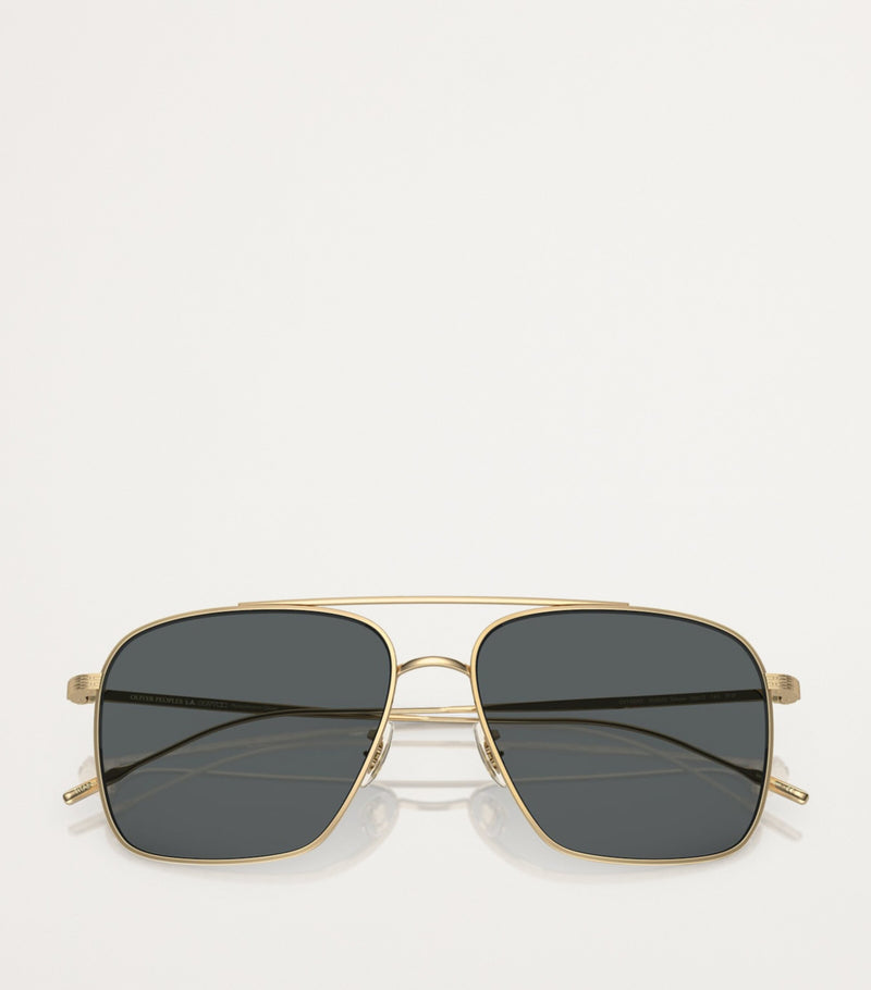 Oliver Peoples Dresner sunglasses titanium gold-tone (British brand)