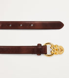 Sandro Paris leather chain buckle belt (British brand)
