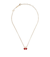 Harrods Chopard Rose Gold and Diamond Happy Hearts Wings Necklace- Buy online at McGrocer