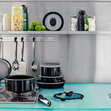 Tefal universal glass saucepan lid set, 3 pieces for 16-20cm pans (British brand)
