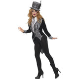Smiffys deluxe Dark Miss Hatter costume, imported from the UK