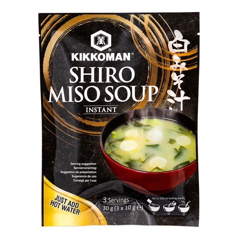 Kikkoman Instant Shiro Miso Soup packet, UK version