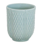 Gien earthenware teacup cactus relief 9.5cm (British brand)