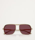 Ferrari logo-detail sunglasses titanium frame 0FH1014T (British brand)