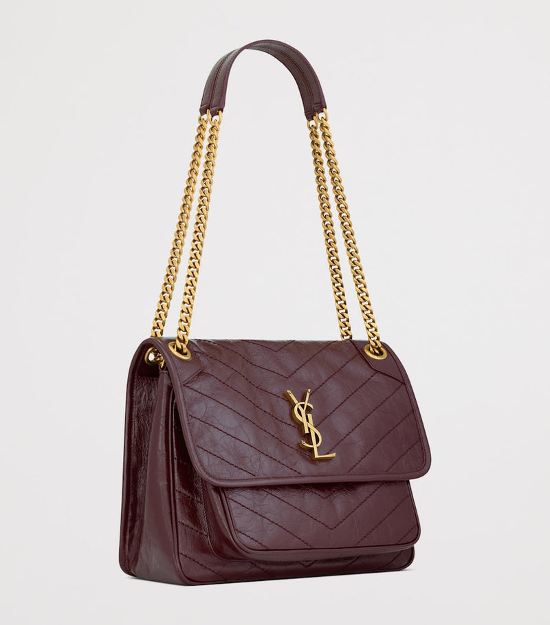 Saint Laurent Niki medium leather shoulder bag, British product