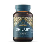 Holland & Barrett Ayurvediq Shilajit Extract & Organic Ashwagandha Capsules - 60 Vegan Capsules- Buy online at McGrocer