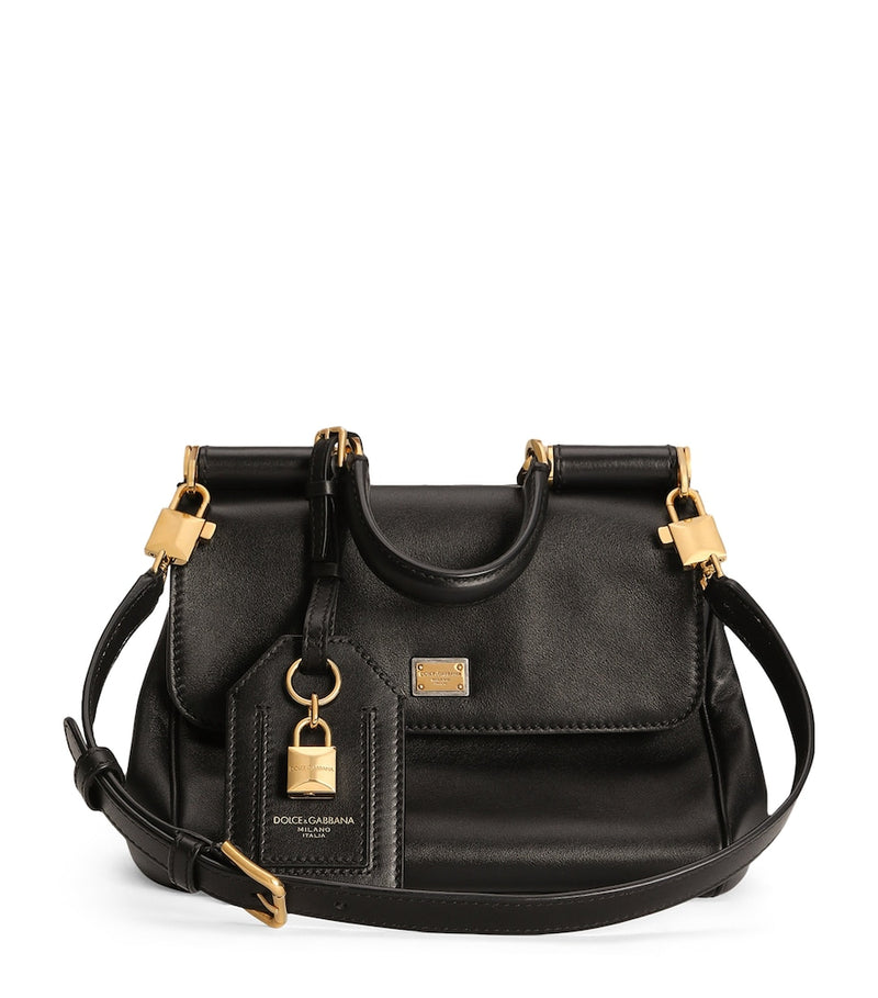 Dolce&Gabbana My Sicily calfskin top-handle bag, imported from the UK