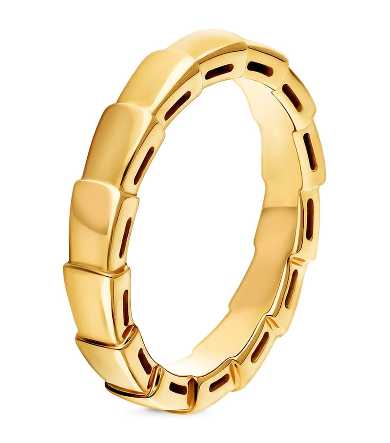 Bvlgari Serpenti Viper Ring Gelbgold, importiert aus dem Vereinigten Königreich