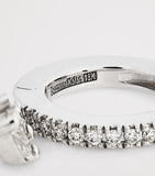 Suzanne Kalan white gold diamond drop earrings, imported from the UK
