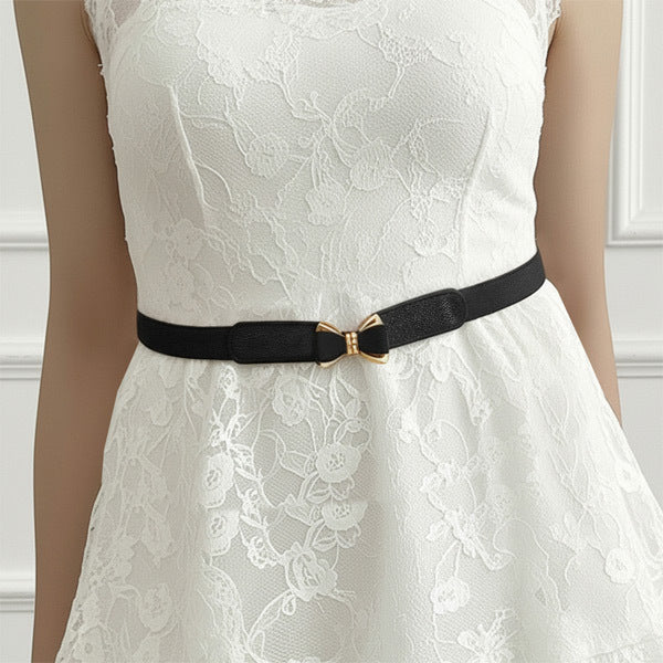 Livingandhome waist belt black 65cm - British product