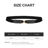 Livingandhome waist belt black 65cm - British product