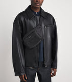 Sandro Paris logo belt bag adjustable, imported from the UK
