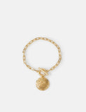 Z by Accessorize 14 carat gold plated charm bracelet - British product
