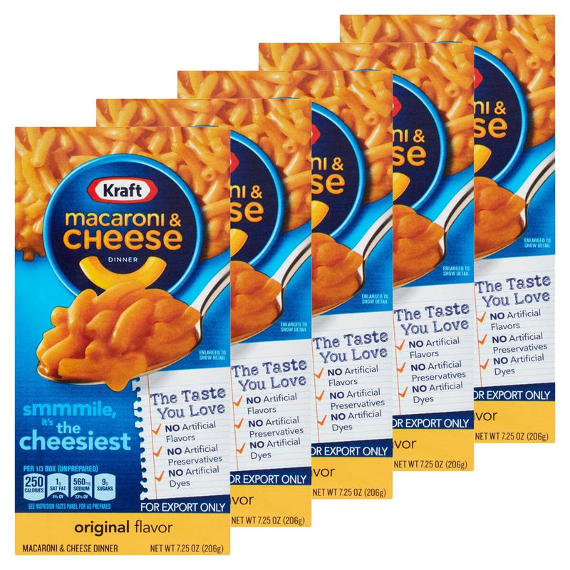 Rich and Creamy Macaroni and Cheese Pasta Dinner 5 x 206g